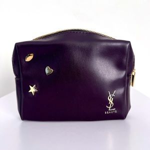 Yves Saint Laurent Beauty Zippered Pouch Makeup Bag